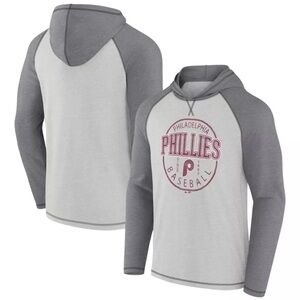Magestic Philadelphia Phillies Lightweight Hooded Pullover